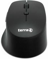 Wortmann „TERRA Pelė 4000“ belaidė tyli USB juoda pelė su 6 mygtukais, skirta dešiniarankiams