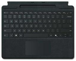 Microsoft „Surface Pro“ klaviatūra su rašiklio laikikliu verslui, jutiklinė planšetė, Microsoft, „Surface Pro 10“ verslui, „Surface Pro 9“ verslui, „Surface Pro 8“ verslui, „Surface Pro X“..., juoda, „Alcantara“, prijungimo vieta
