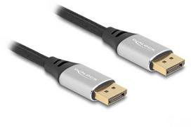 Delock DeLOCK DisplayPort kabelis 16K 60 Hz 1 m sidabrinė metal