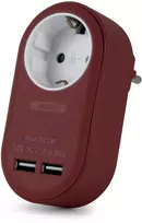 ENTAC Entac EPAG-1EE-2USB-BR maitinimo kištukų adapteris F tipo