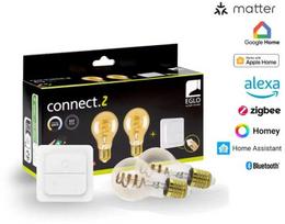 EGLO CONNECT-Z E27 kaitrinės išmaniosios lemputės – 2 vnt. pakuotėje su jungikliu