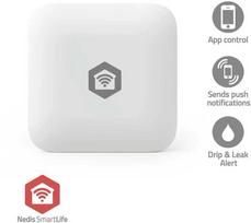 Nedis „SmartLife“ vandens detektorius | „Zigbee 3.0“ | Baterija | Maksimalus baterijos veikimo laikas: 12 mėnesių | Balta