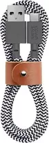 Native Union Diržo kabelis USB-A į USB-C 1,2 m Zebra