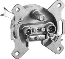 Goobay Socket 3 jungtys, TV, SAT, Radijas, 10db (67047)
