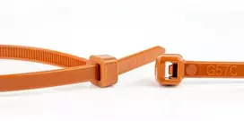 JetWorld WKK Kabelinės jungtys iš plastiko rudos 200x3,6mm 100 vnt.