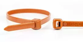 Stabilus WKK Kabelių movos iš plastiko ruda 300x3,6mm 100 vnt.