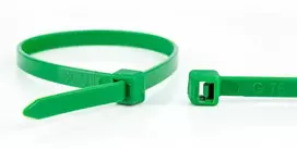 Stabilus WKK Kabelių jungtys iš plastiko Žalia 370x4,8mm 100 vnt.