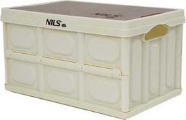 Nils Extreme Sulankstoma kempingo dėžė balta su stalo funkcija 2v1 Nils Camp NCB4007 35x22x12 cm (L)