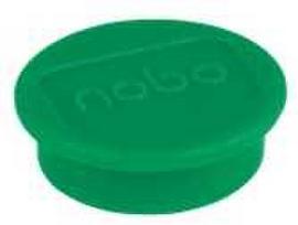 Nobo Magnetiniai baltos lentos magnetai, 10 vnt. pakuotėje, 13 mm spalvoti magnetai, lentos magnetas, žalias, 13 mm, 65 mm, 15 mm, 20 g