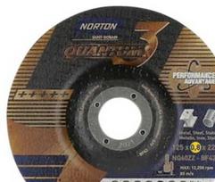 Norton Saint-Gobain Abrasives A/S Pjovimo diskas 125x0,8x22,23 mm - NQ60ZZ-T42 NOR-Quantum3, tinka plienui ir nerūdijančiam plienui