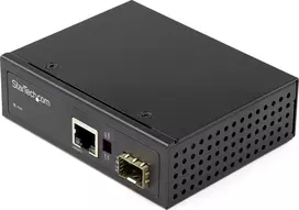 StarTech StarTech IMC1GSFP šviesolaidinis konverteris .com tinklo konverteris 1000Mbit/s Daugiafunkcis, Vienas Juodas