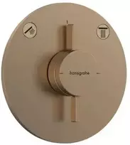 Hansgrohe DuoTurn S Maišytuvas su 2 išvadais, įmontuojamas, Spalva šlifuota bronza