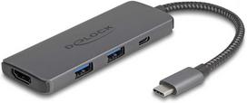 Stotis / replikatorius Delock 8K-HDMI / USB / PD 3.0 100 W USB Type-C (87804)
