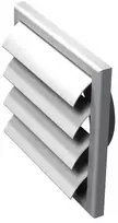 Varta Zevercsslr Plytų grotelės MVM150S, aliuminio, baltos spalvos, su tinkleliu nuo vabzdžių ir skylėmis varžtams. Matmenys 150 x 150 mm.