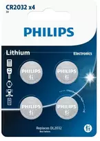 Philips baterijos monetinės ličio CR2032 4 vnt. - 2301962