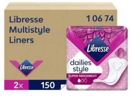 Antalis Wkładki Libresse Multistyle 10674 2x150stk/pak