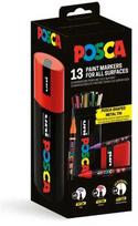 Posca POSCA formos metalinė skardinė - su 13 vnt. POSCA markerių