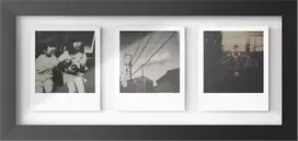 Nuotraukų rėmelis Ramka Polaroid Studio Photo Frame Triptych - juoda