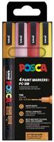 Posca POSCA PC-3M Glitter Ciepły (Oranžinis,Rožinė,Raudona,Geltonas)