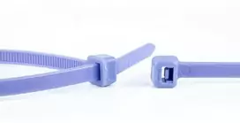 Stabilus WKK Kabelių jungtys iš plastiko Violetinė 100x2,5mm 100 vnt.