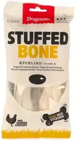 Dogman vištiena stuffed bone 2-p M