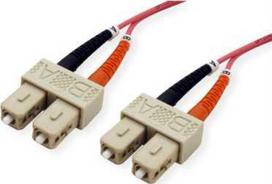 Efb Elektronik Triton Aukštos kokybės šviesolaidinis kabelis dupl. 50/125 OM4 SC/SC, 3 m