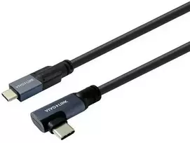 VivoLink USB-C į USB-C kampinis kabelis
