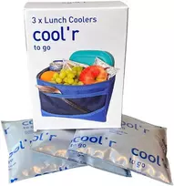 G.Lunch Cool'r 3 x pietų šaldymo krepšiai