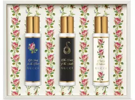 Gucci rinkinys: The Alchemist's Garden – A Song For The Rose moteriški aromatiniai vandenys, 15 ml + The Alchemist's Garden – The Voice Of The Snake moteriški aromatiniai vandenys, 15 ml + The Alchemist's Garden – Fading Autumn moteriški aromatiniai vandenys, 15 ml