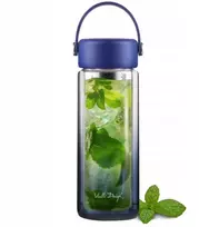 Gertuvė Vialli Design Butelis su dviguba sienele ir arbatėlių įdėklu Fuori 350 ml 30183