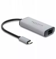 Karta jungiama į tinklą Delock USB Type-C™ Adapteris sieciowy 10 Gigabit LAN 1 x RJ45 (81590)