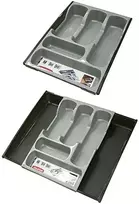 Stalo įrankių dėklas Curver, 42.5 cm x 30 cm x 6.5 cm, plastikas, pilka sp.