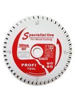 Bcant pjūklo diskas 160 x 2,2 mm, 48 dantys, smulkus pjūvis, nelipni danga, skirtas medžiui, metalui, plastikui
