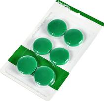 BNTOFFICE Stickn Magnets bnt žalias Ø30mm lizdinė plokštelė 6vnt./pak. - (6 vnt.)