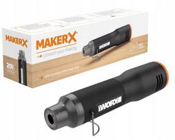 Mini karšto oro pūstuvas Makerx Worx Wx743.9 20v 260°c
