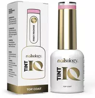 Nagų lakas Clavier Nailsology Tint IQ Top Coat hibridinis viršutinis sluoksnis TT03 Pinky Promise 8 ml