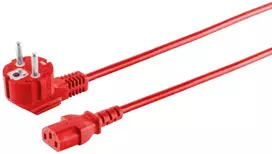 Maitinimo laidas MicroConnect Power Cord Schuko kampuotas - (MC-SCHUANGC13300R)