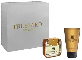 Set Trussardi: My Land Eau De Toilette Vyrams, 50 ml + My Land Valomoji ir gaivinanti dušo želė Visų tipų odai, 100 ml