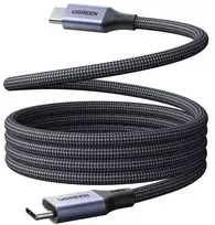 Kabelis UGREEN L537 USB-C PD 240W 1m (pilka)