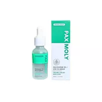 PaxMoly Trouble Relief Niacinamide 15% + Zinc 5% Brightening & Purifying Day & Night Serum For Face, 30 ml