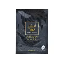 GLAMFOX, juoda, sraigių mucino ir kolageno, drėkinanti veido kaukė, moterims, 23 ml