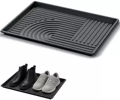 Prosperplast Mažas nuvarvėjimo padėklas po batais TASSY DRY PAD Juoda KEDEN