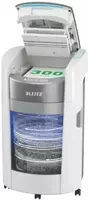 Leitz 80420000 IQ Optimax AutoFeed 300 dokumentų smulkintuvas, P4, 300 lapų, 25 litrų talpos atliekų bakas