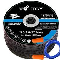 Voltgy - 25 metalo pjovimo diskai 125 x 1 mm - pjovimo diskai metalui ir nerūdijančiam plienui su šlifuokliu arba mažu radialiniu įrankiu.