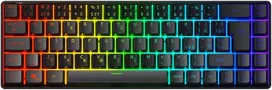Klaviatūra A4Tech C-TECH Mechaniczna klaviatūra žaidimams Renegade (GKB-18), przełączniki magnetyczne, 68 klawiszy, USB, RGB pašvietimas