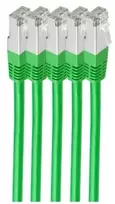 Shiverpeaks tinklo kabelis Cat.6, S/FTP, LSZH, žalia, 0,5 m, 5 vnt. (BS75711-H0.5G-SET5)