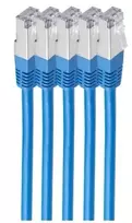 Shiverpeaks tinklo kabelis Cat.6, S/FTP, LSZH, mėlynas, 0.25 m, 5 vnt. (BS75711-H0.25B-SET5)