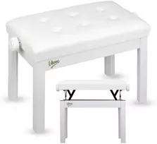 V-TONE PB3 WH pianino klaviatūros staliukas baltas tapi