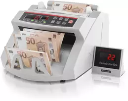 Automatinis banknotų skaičiavimo aparatas su padirbtų banknotų detektoriumi