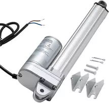 Linijinis pavaros stūmoklis 12V, IP65, eiga 203,2 mm, jėga 3000 N
